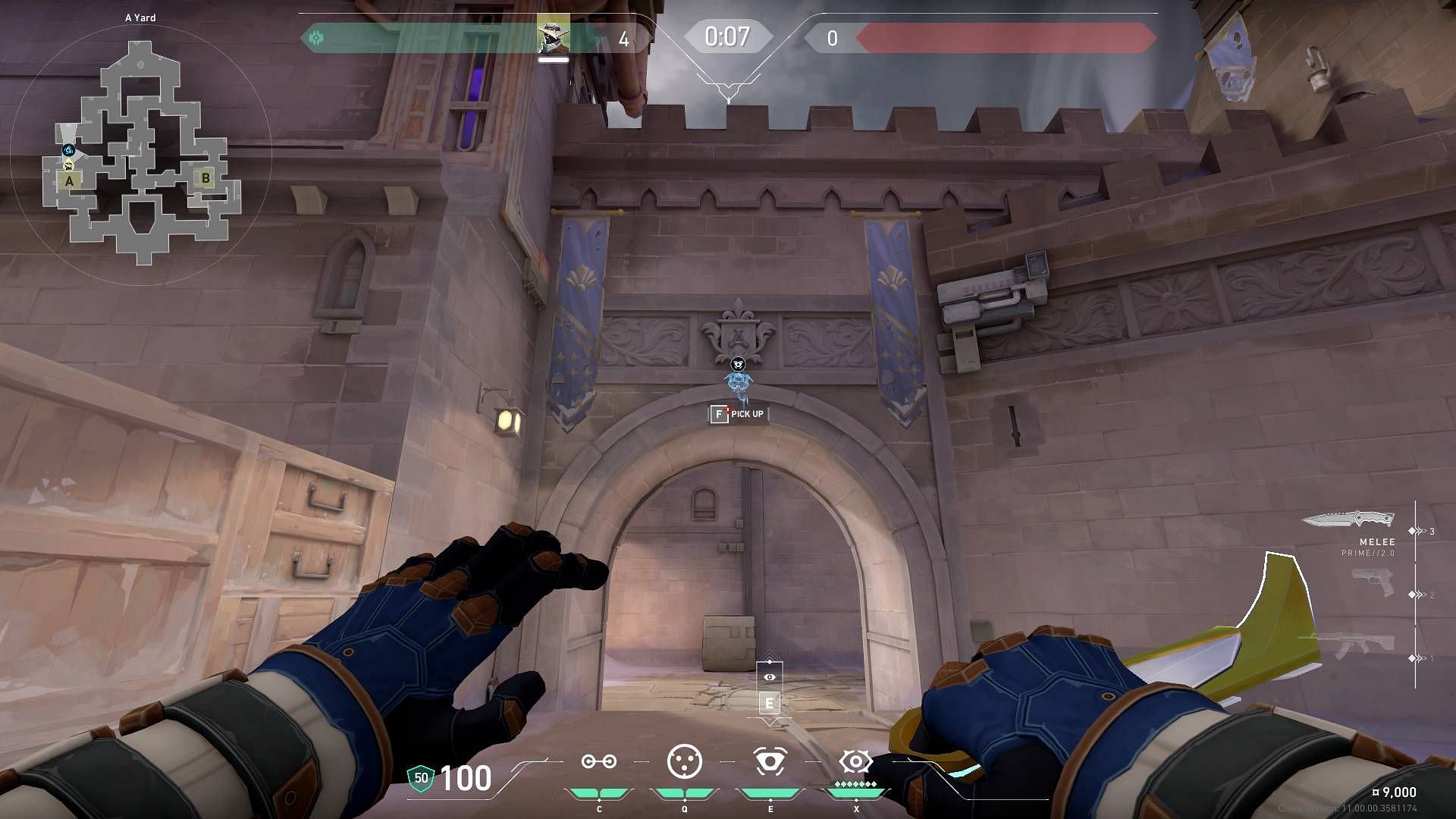 A site entrance camera position (Image via Riot Games)